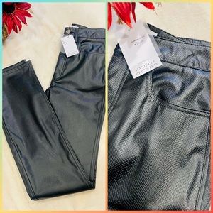 Danielle Bernstein Black Ankle Flare Jean